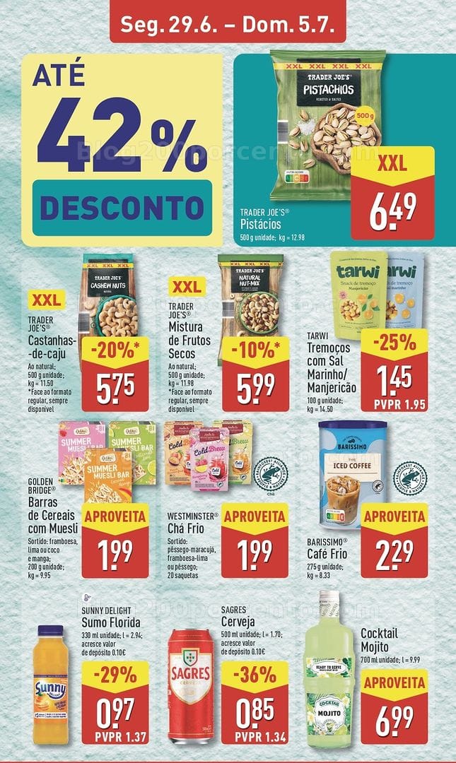 Antevisão Folheto ALDI Promoções de 29 junho a 5 julho